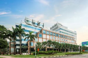 Headquarters at an international business park