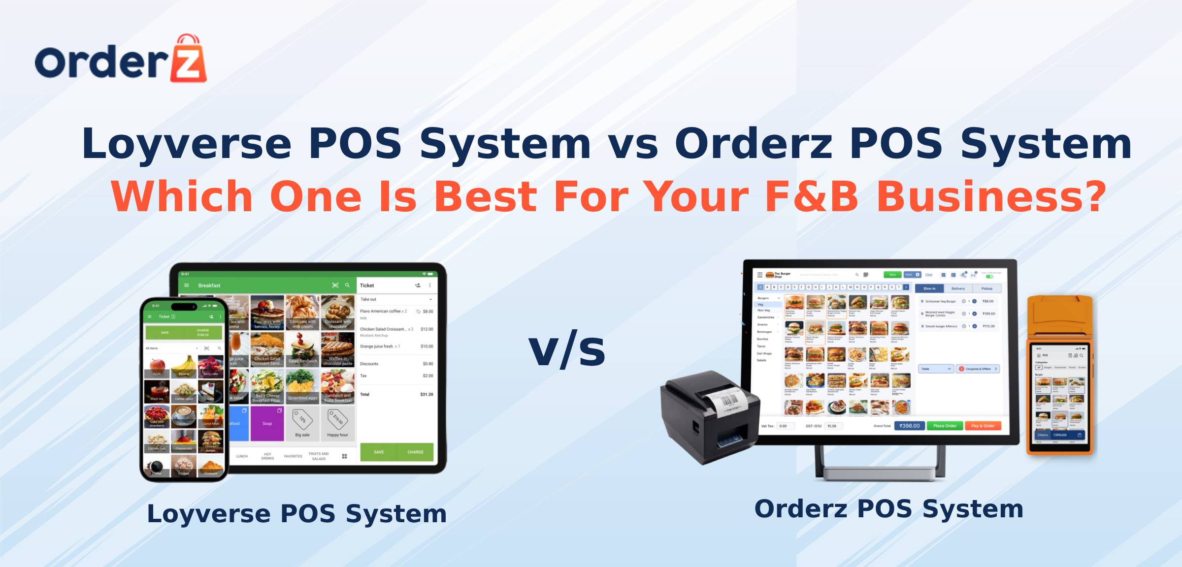 Loyverse POS System vs. OrderZ POS System