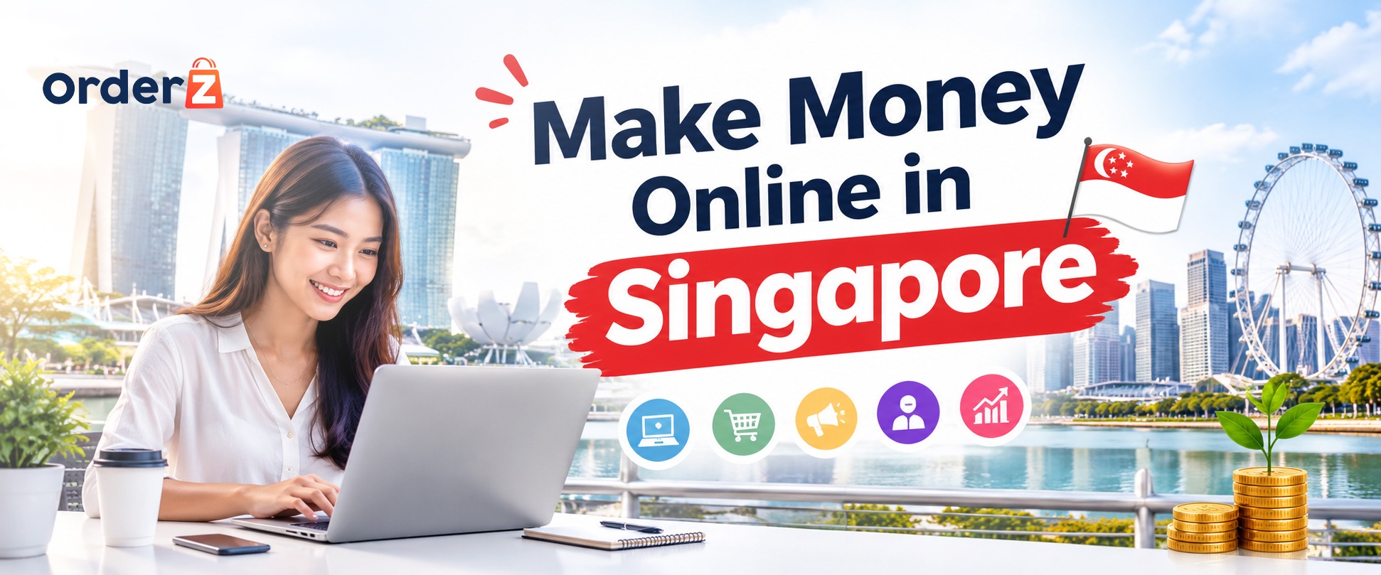 7 ways to make money online in Singapore through freelancing, ecommerce and digital services
